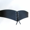 Ceinture de corset Bertholdin B, noir cuir 