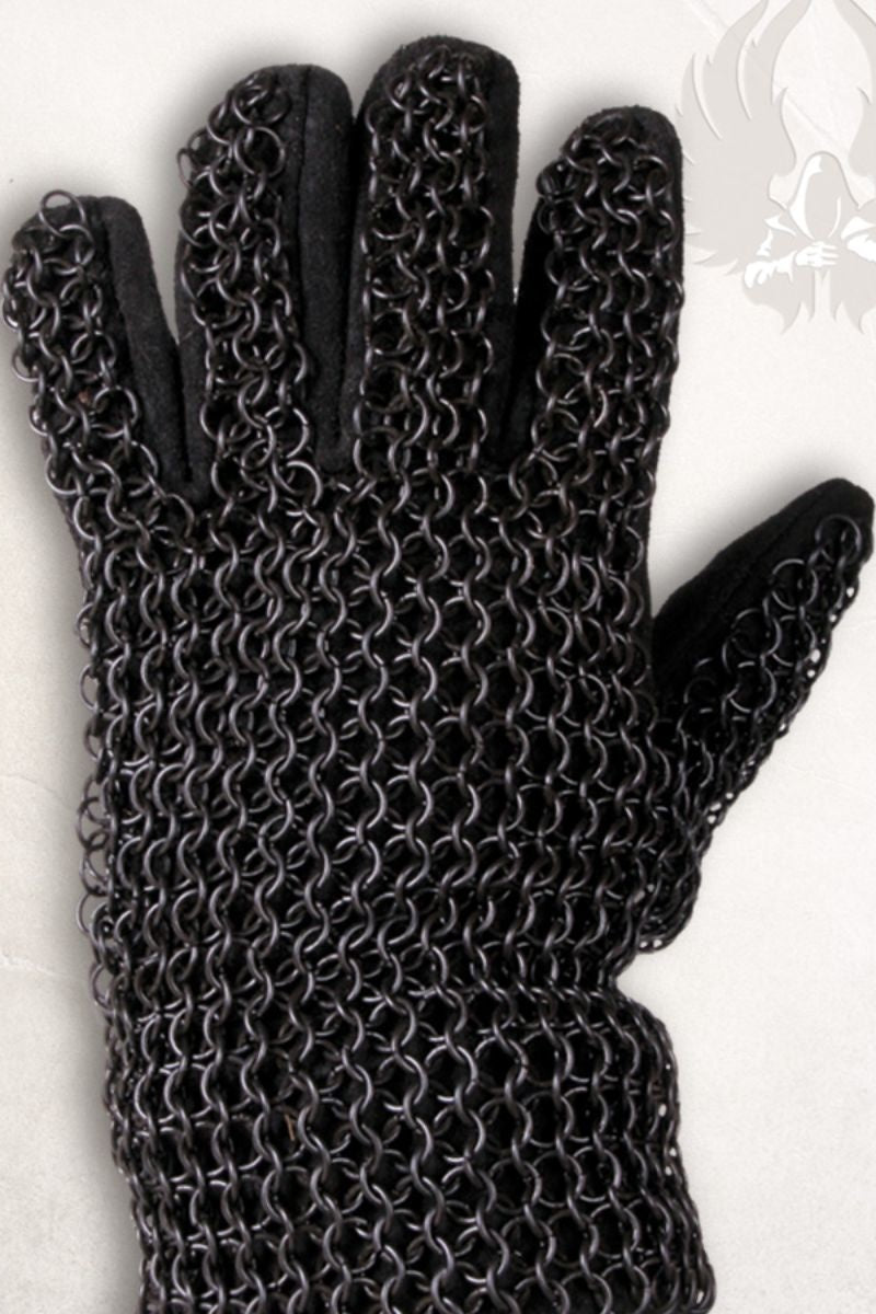 Maliënhandschoenen Richard, gebronsd, 8 mm