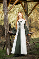 Średniowieczna sukienka Serena, zielona