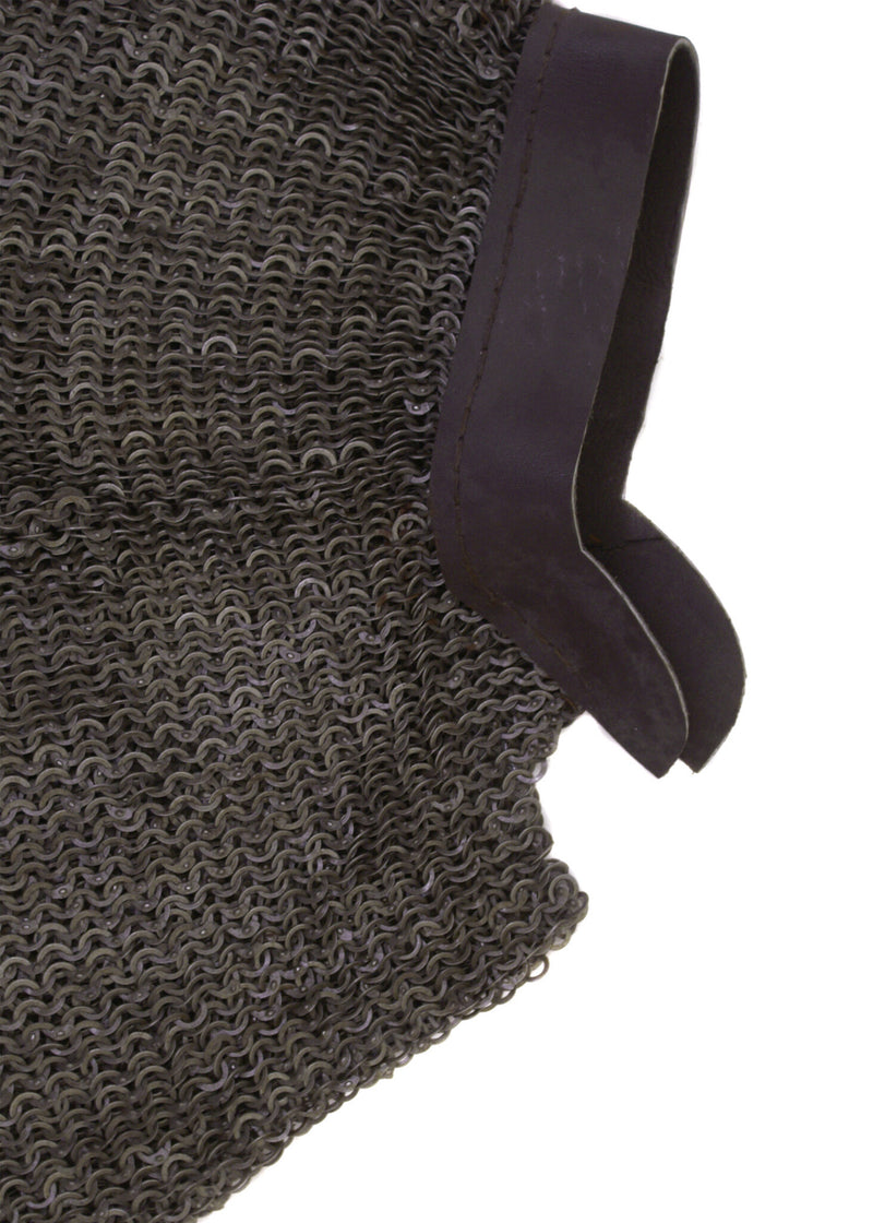 Camail, ventaglia, non trattato, anelli piatti - rivetti rotondi, 8 mm 