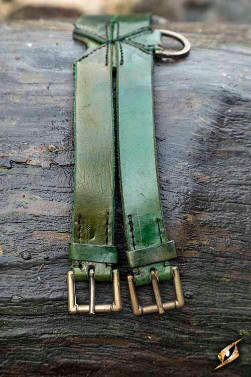 Twin X-bälte, grön, 110 cm 