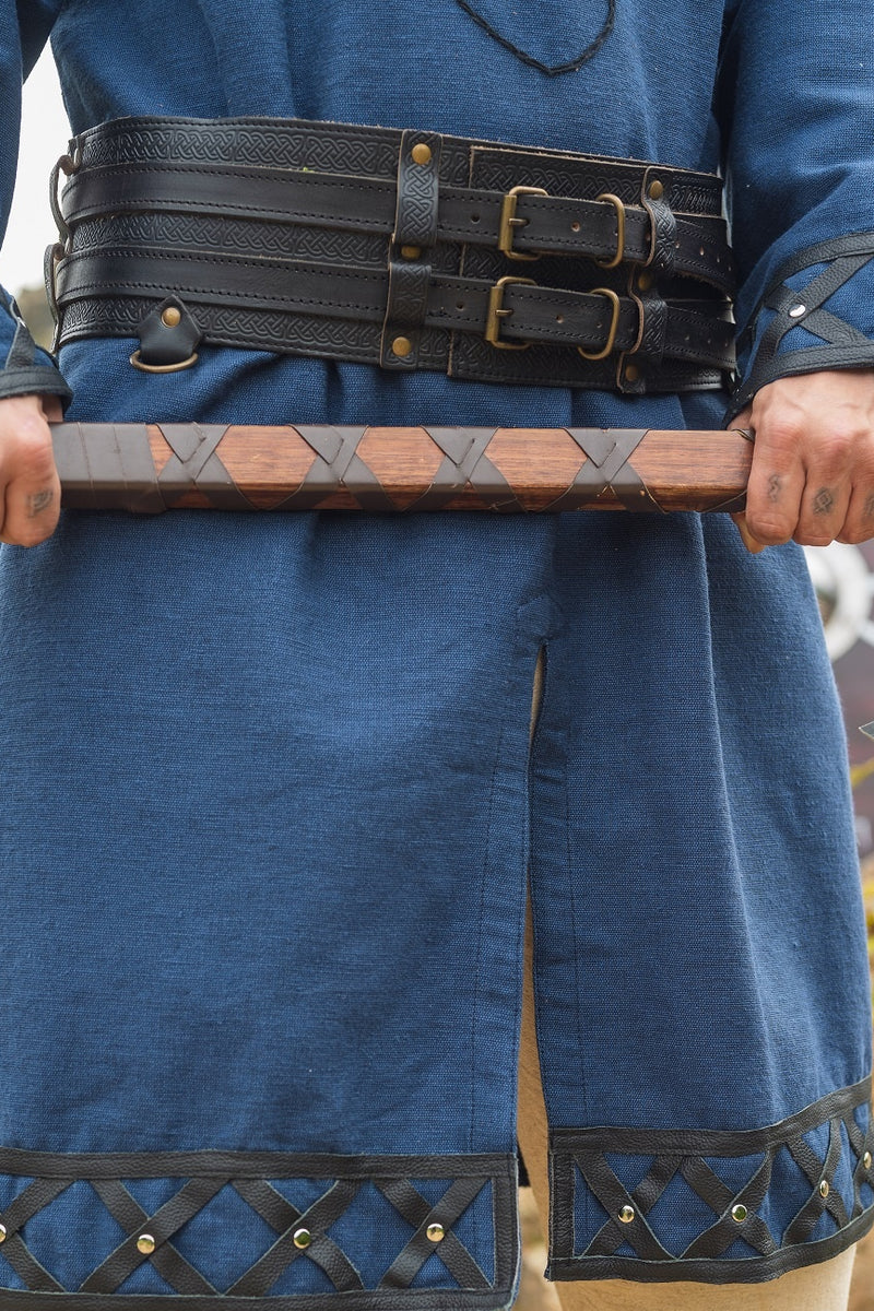 Keltische riem Ruari, zwart