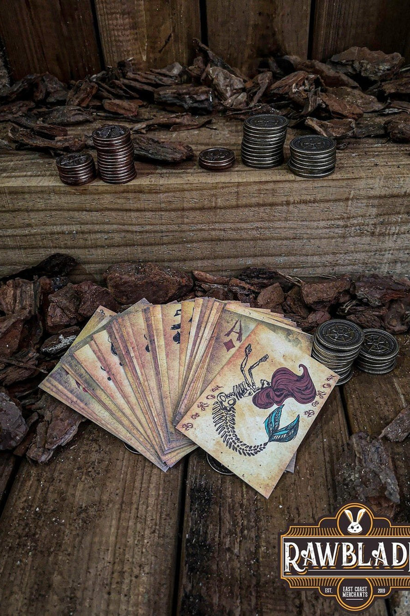 Dead Mermaid Pirate Poker-deck