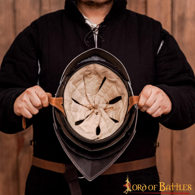 Tysk salad med nackskydd, 2 mm (battle-ready) 