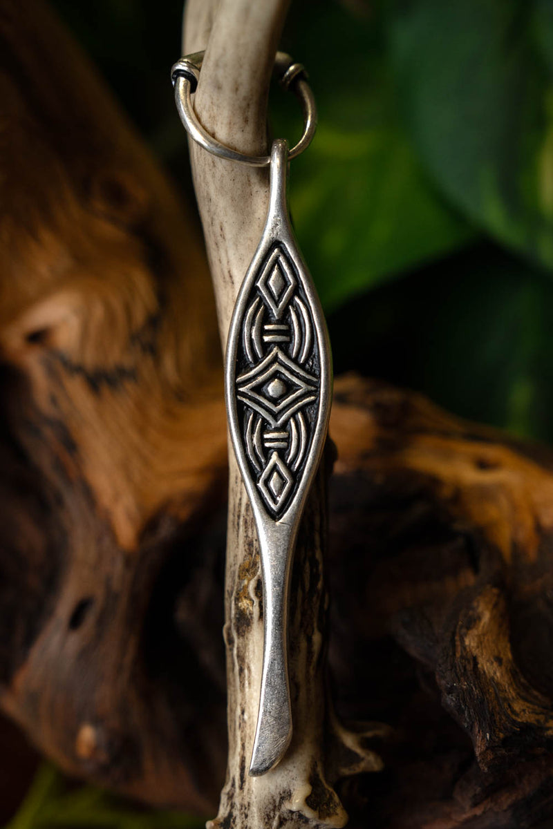 Viking nagelreiniger Birka graf 660, verzilverd