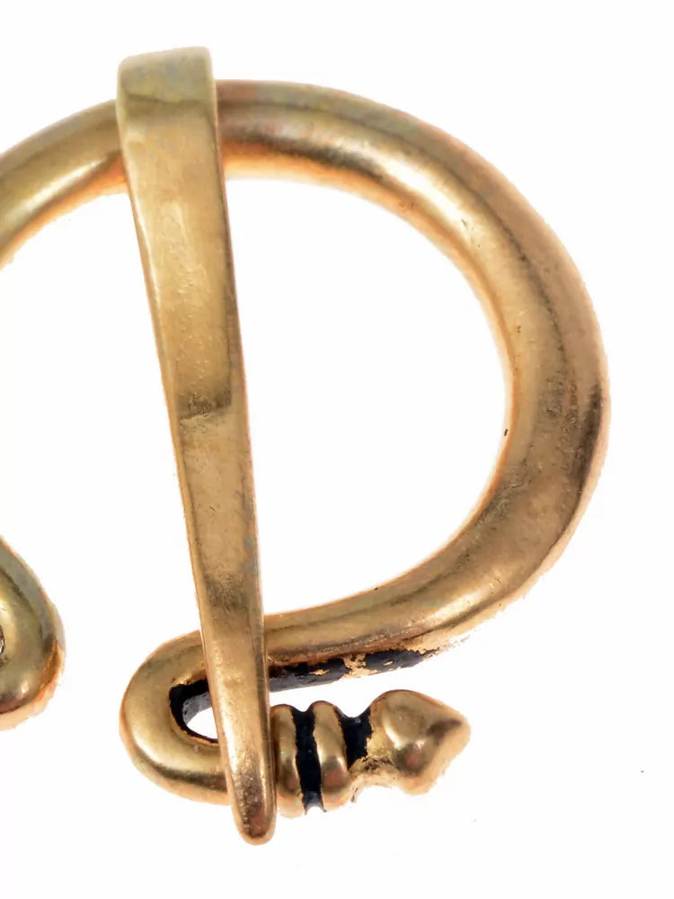 Kleine Romeinse Omega broche, brons