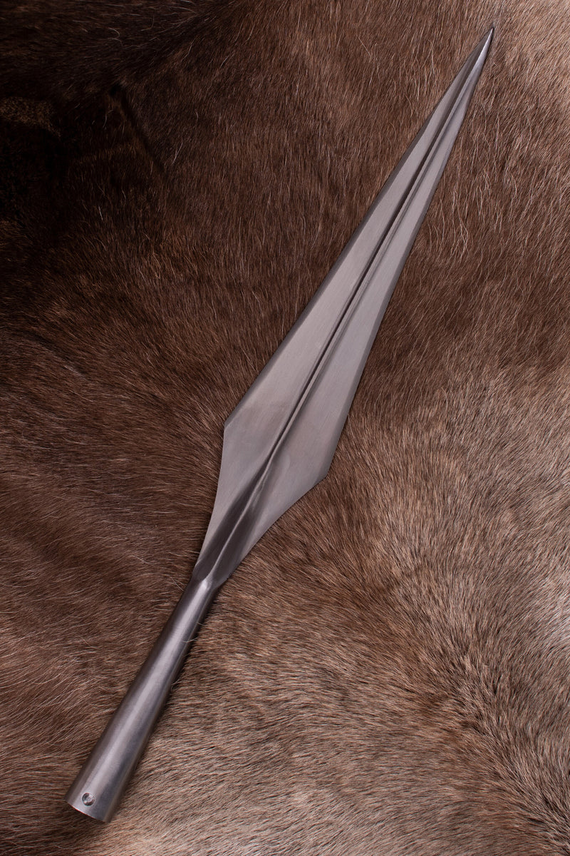 Grand pointe de lance médiéval, env. 52 cm, semi-tranchant 