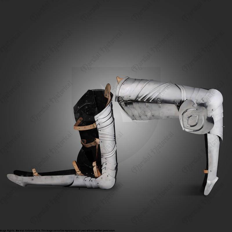 Gothic leg armor (1460–1500), 1.6 mm