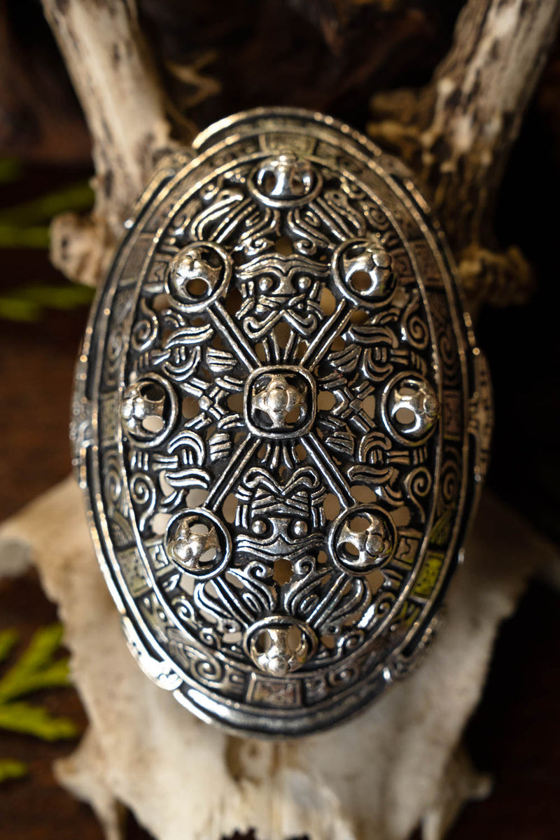 9:e århundradets Vikingasköldpadda brosch, Borre-stil, brons, pris per styck 