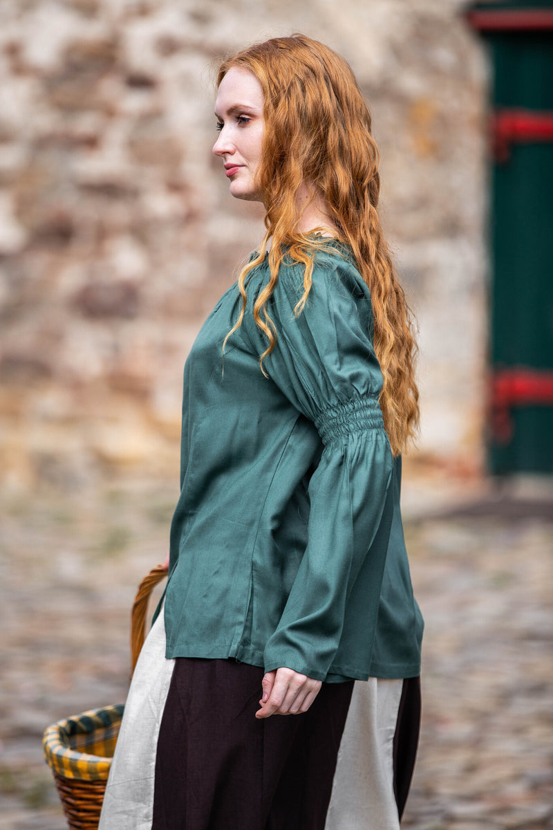 Renaissanceblouse, groen