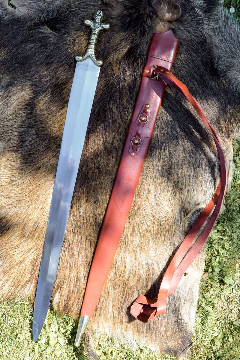 Keltisch antropomorfisch zwaard, semi-scherp