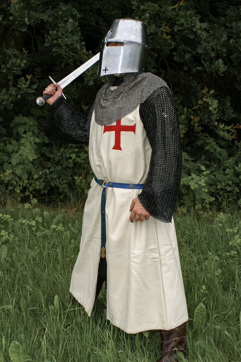 Historisch tempeliersoverkleed, crème