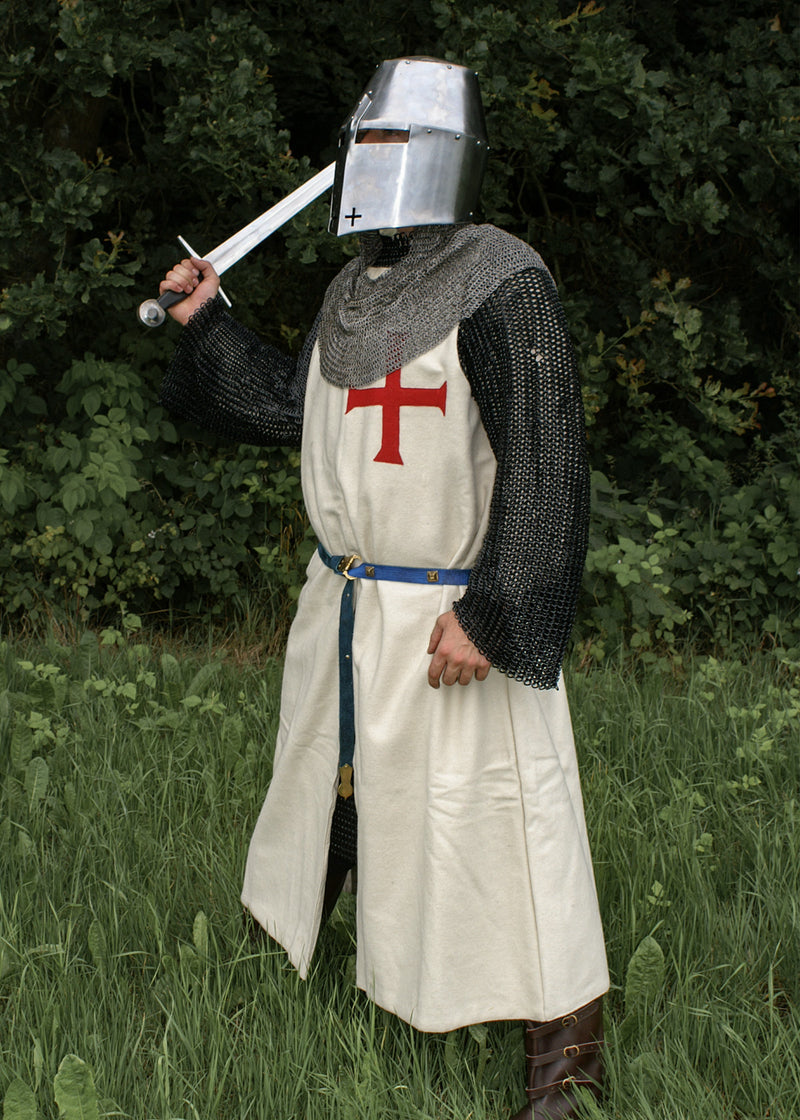 Historical templar surcoat, cream