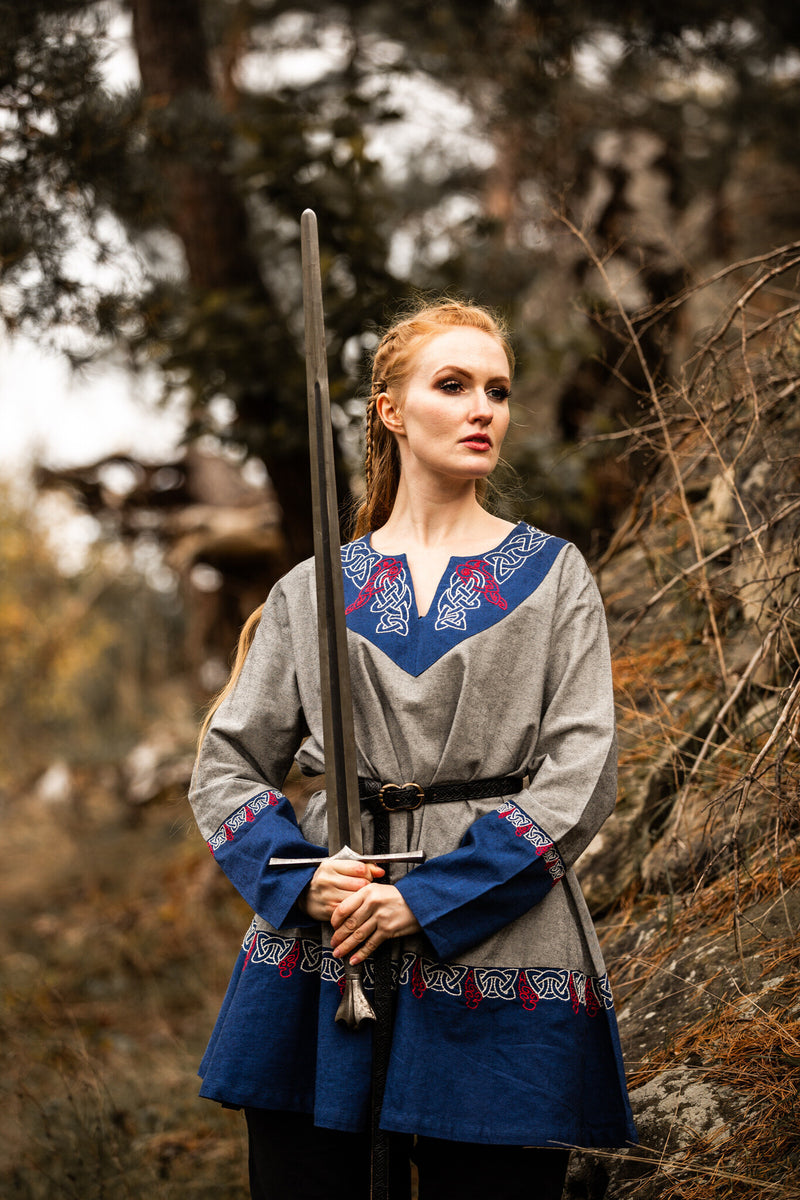 Viking tuniek Haakon, grijs