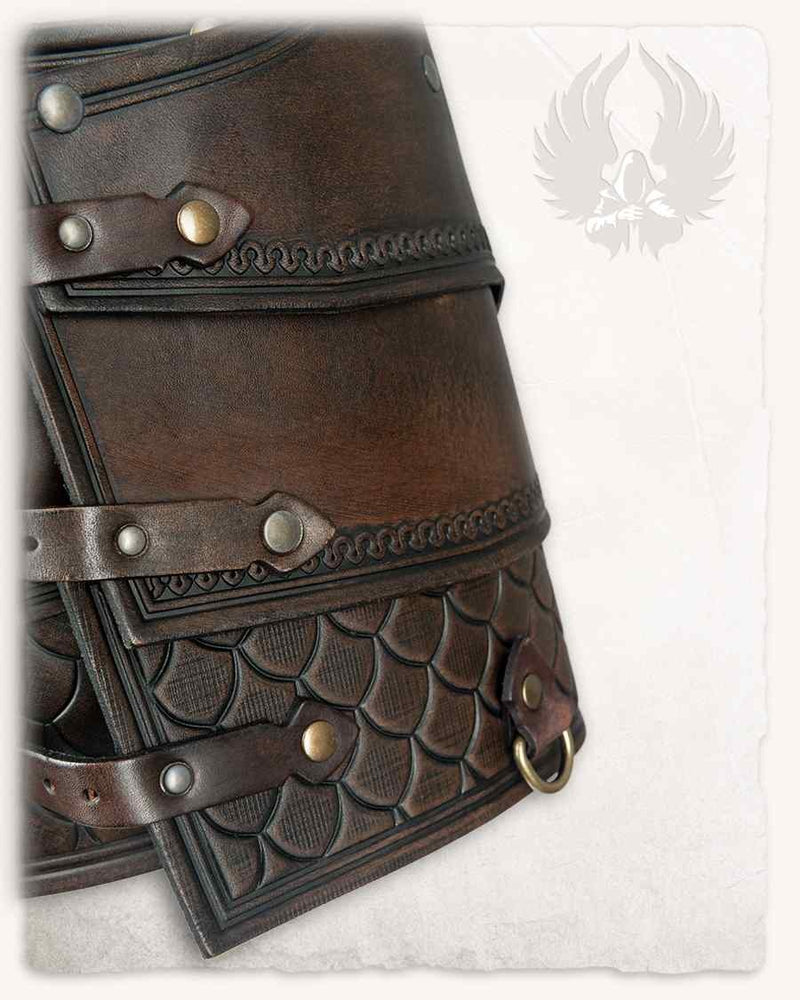 Leren kuras Gawain, bruin