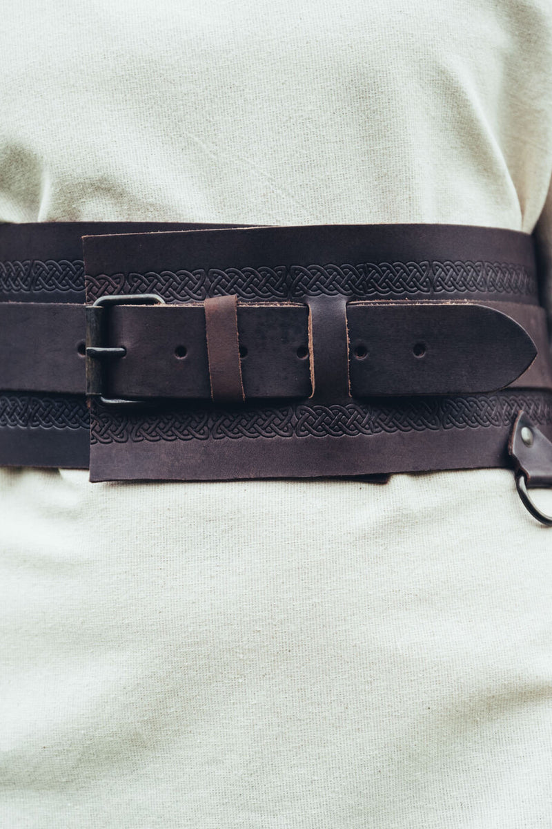 Viking riem Sigrid, donkerbruin
