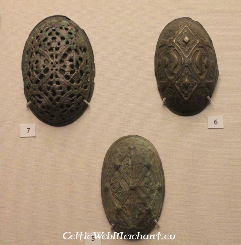 Viking schildpad broche Dublin, brons, prijs per stuk