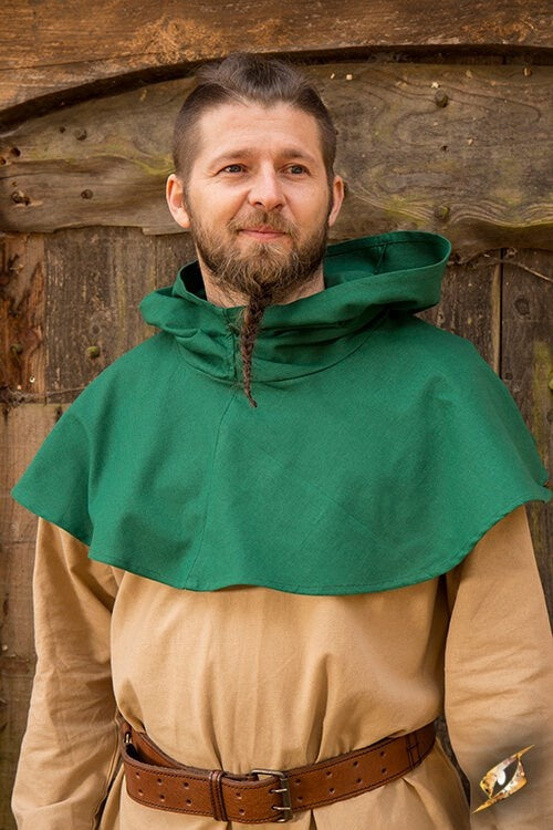 Middeleeuwse kaproen Walt, groen