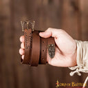 Viking belt Leif, 130 cm, brown