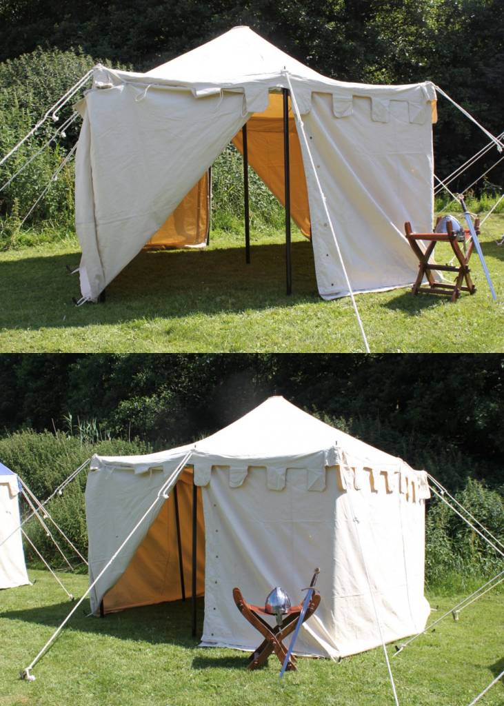 Mittelalterliches Zelt Herold 3 x 3 m 