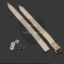 Pantserriempjes met klinknagels