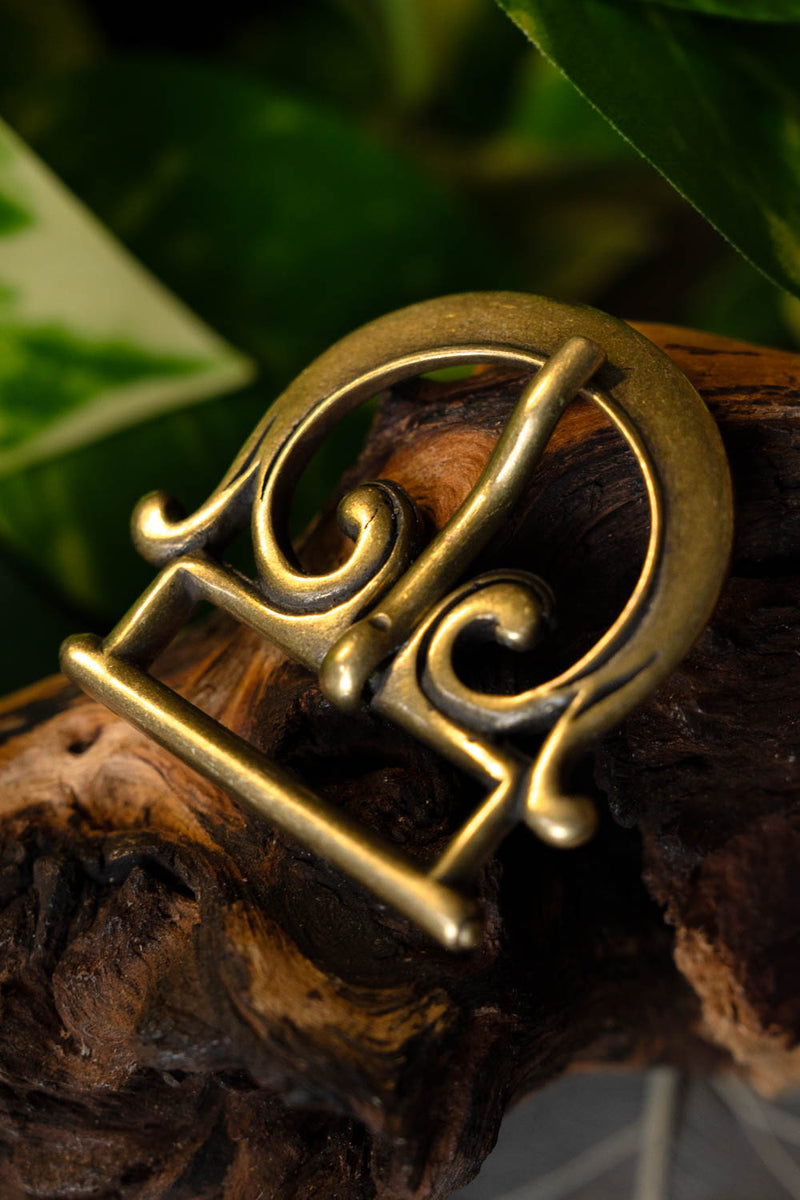 Romeinse riemgesp 2de eeuw n.Chr, messing