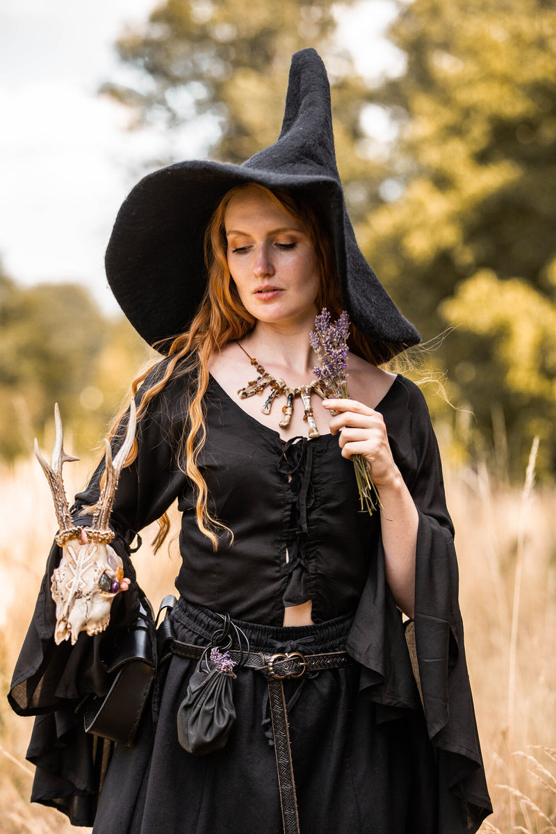 Czapka czarna czarna