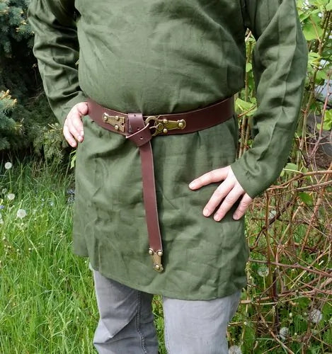 Germaanse riem, 6e eeuws, bruin