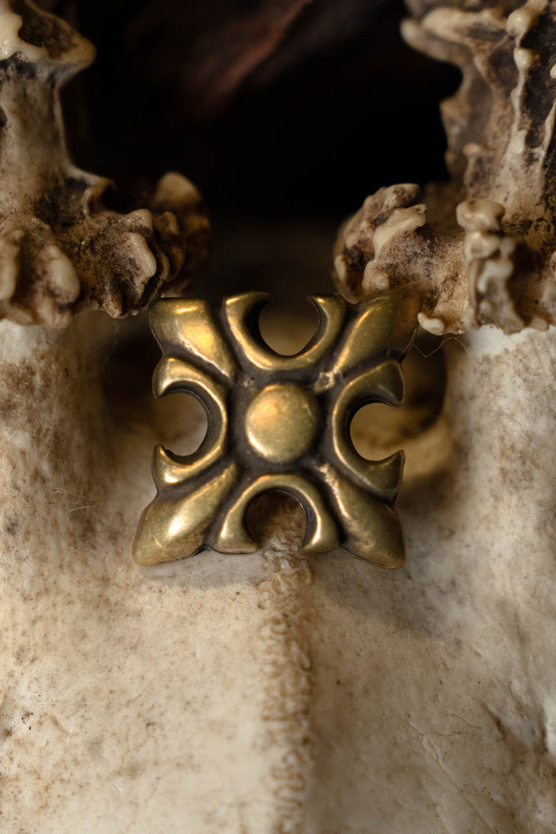 Middeleeuwse lelie (set van 5 stuks), brons