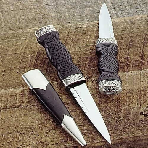 Highlander sgian dubh, semi-scherp