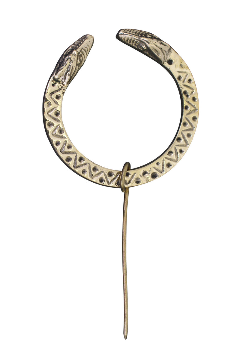 Germaanse broche, messing