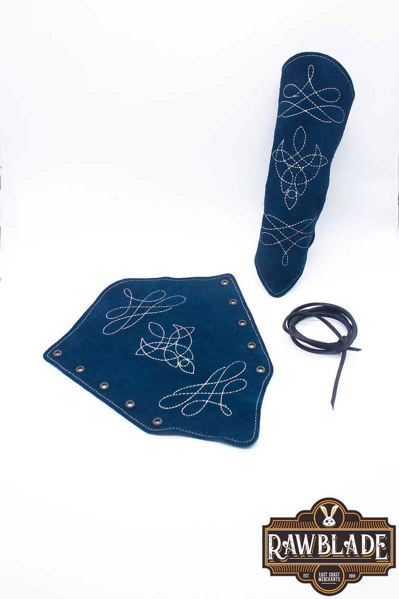 Vryla Premium bracciali, vambrace, blu 