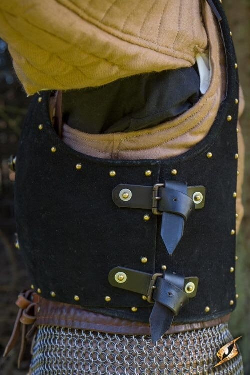 Brigandine 15. Jahrhundert, schwarz