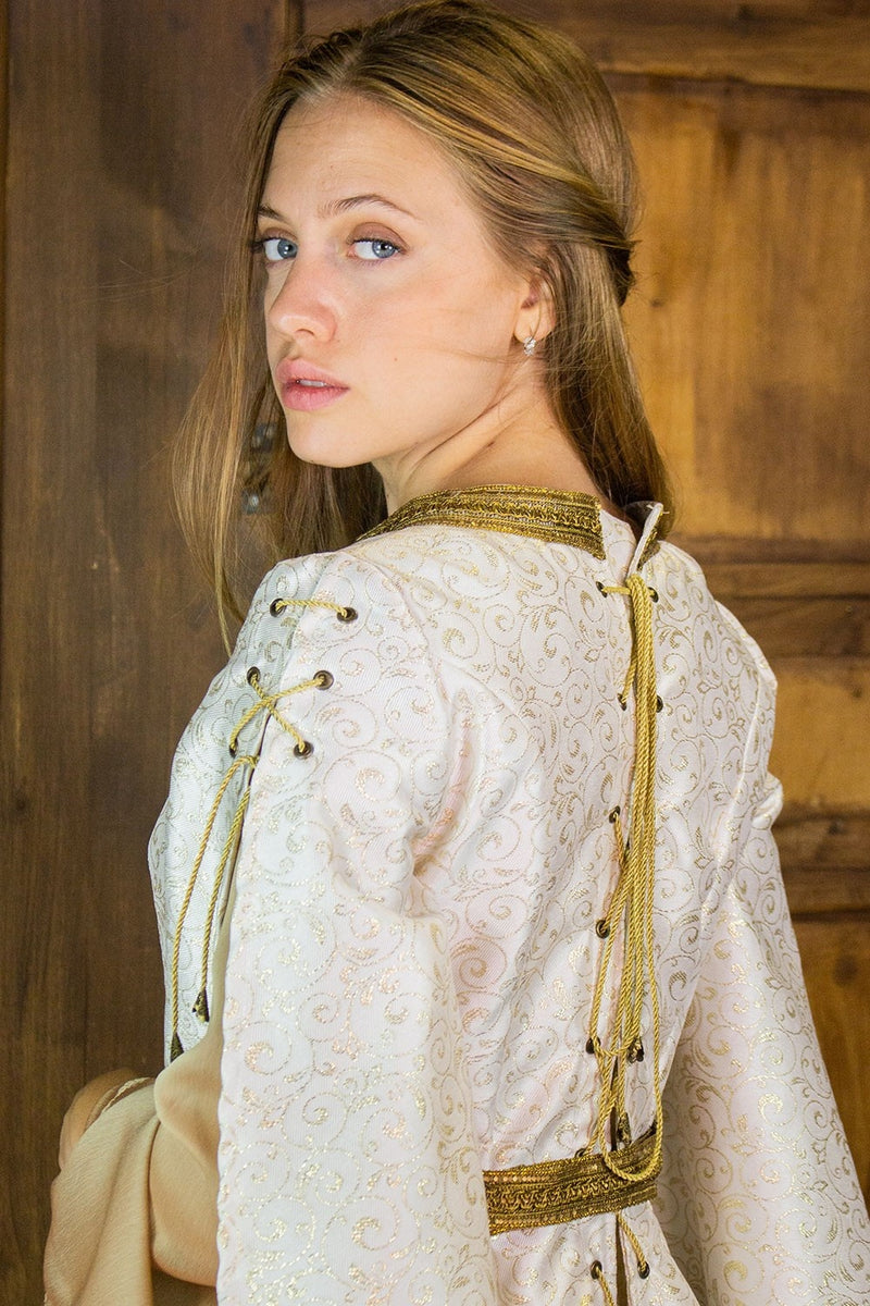 Aquitania nobele jurk - wit