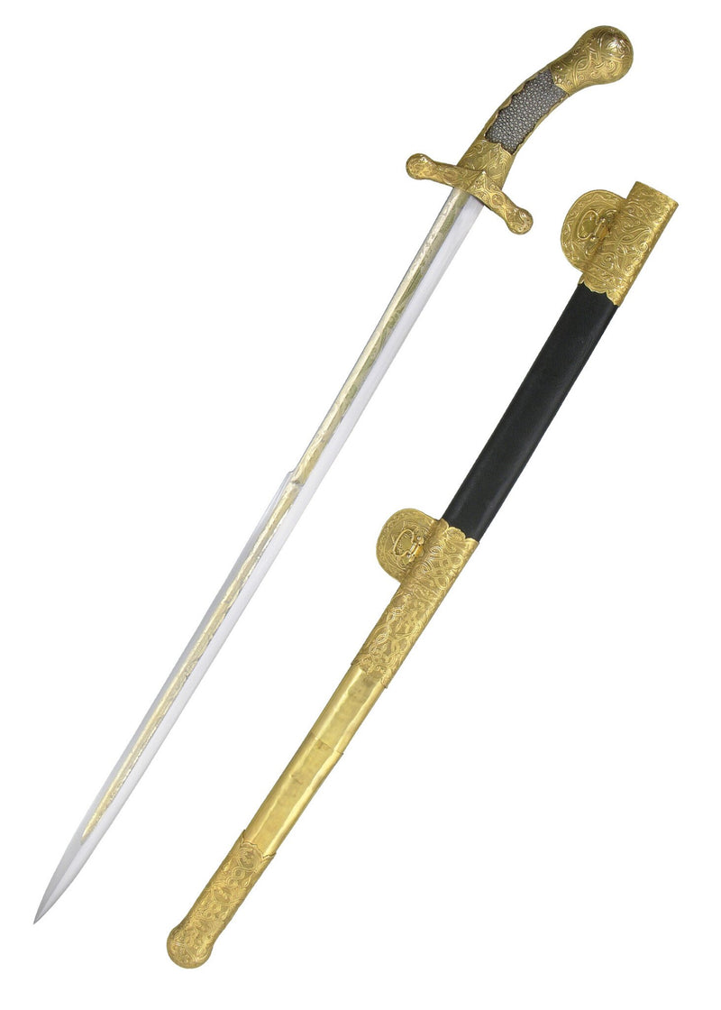 Karel de Grote sabel, scherp