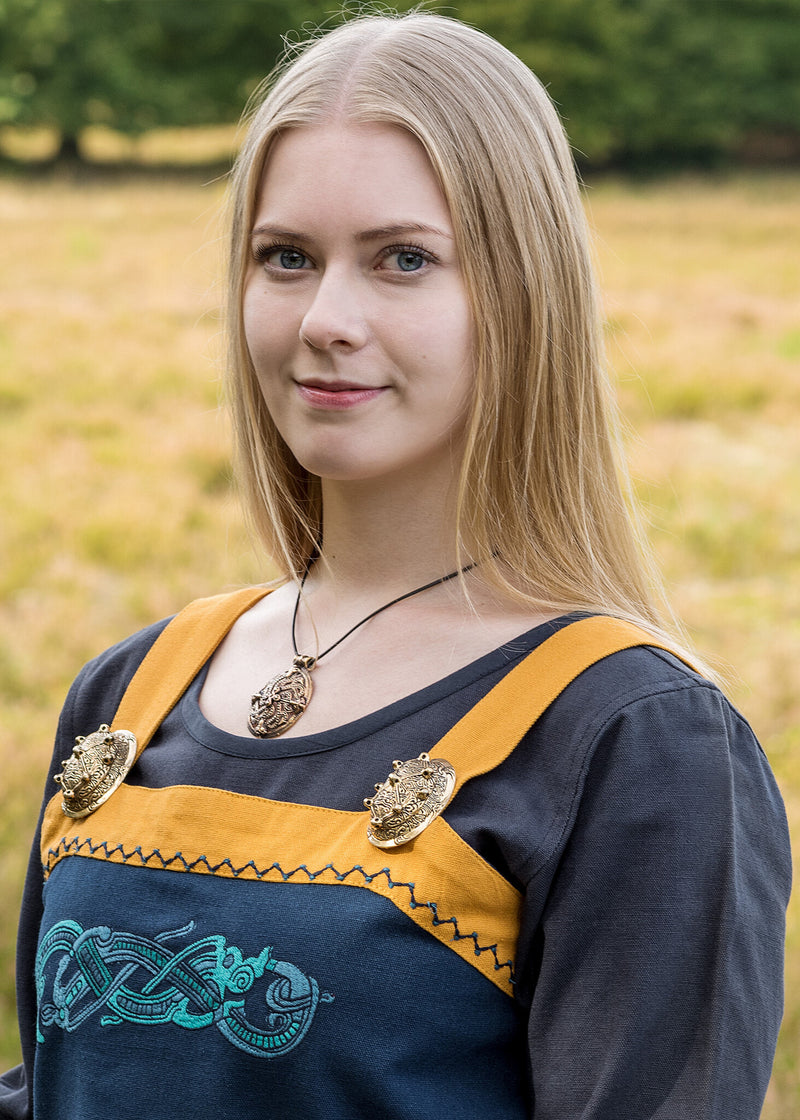 Hangeroc met Viking draken, blauw