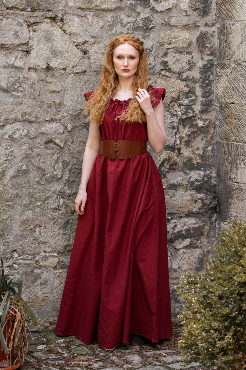 Renaissance jurk Clara, rood