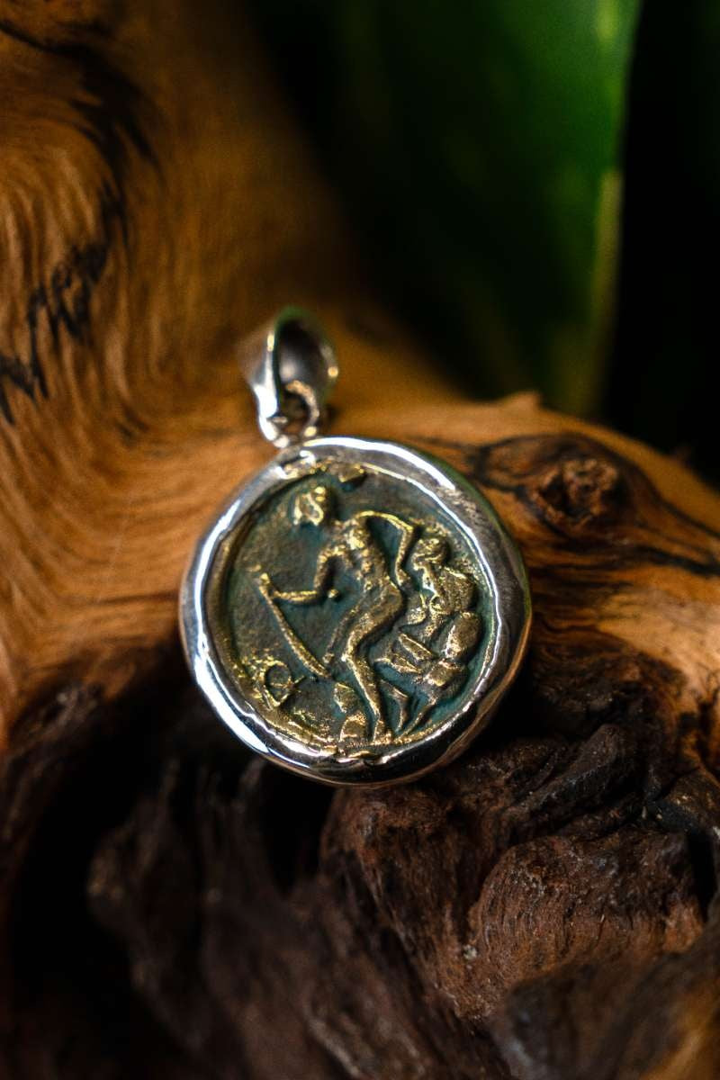 Munthanger Zeus, sterling zilver