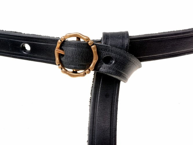 15e eeuwse riem Anjou, zwart, 150 cm