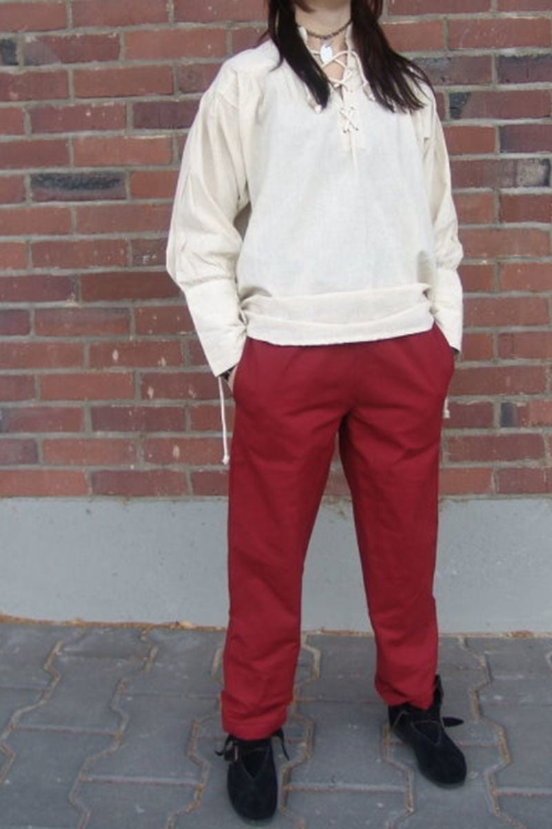 Cotton pants Alin, Red