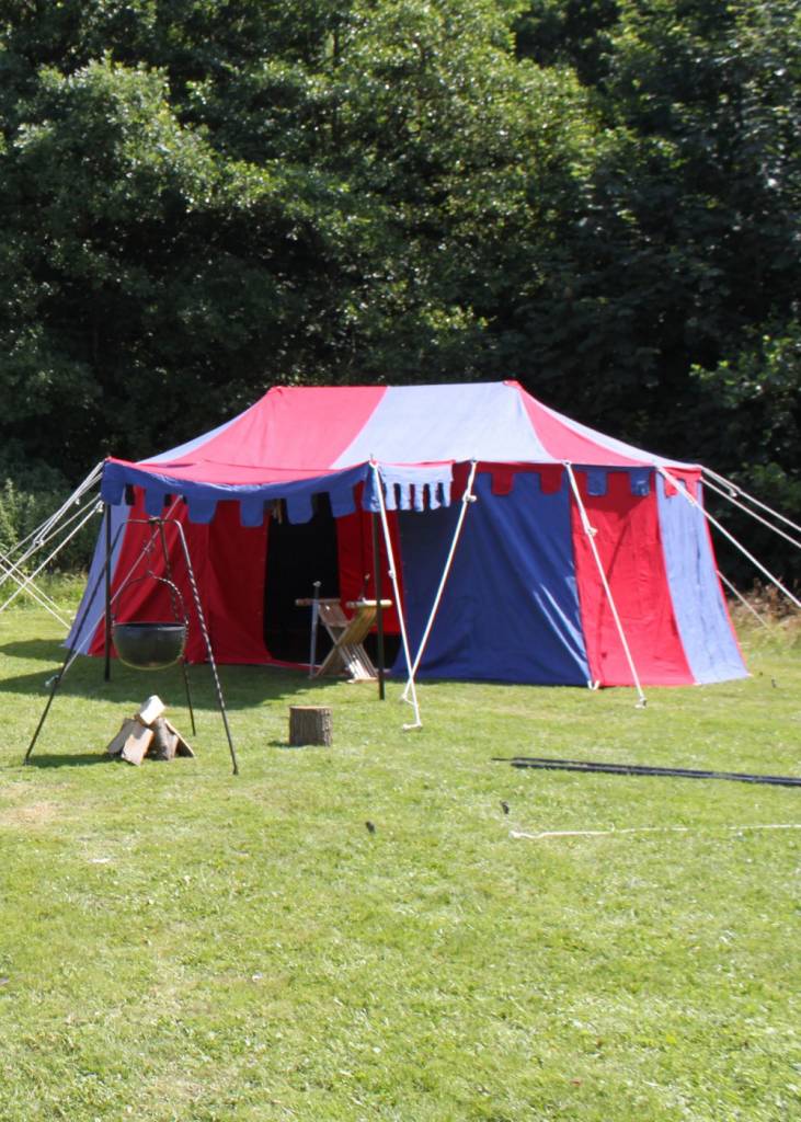 Middeleeuwse tent Burgund, 3 x 5 m