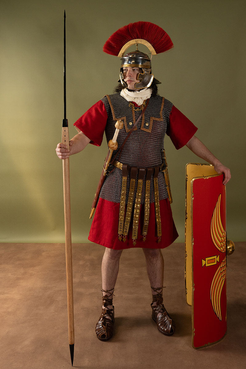 Lorica hamata, butted rings, 8 mm