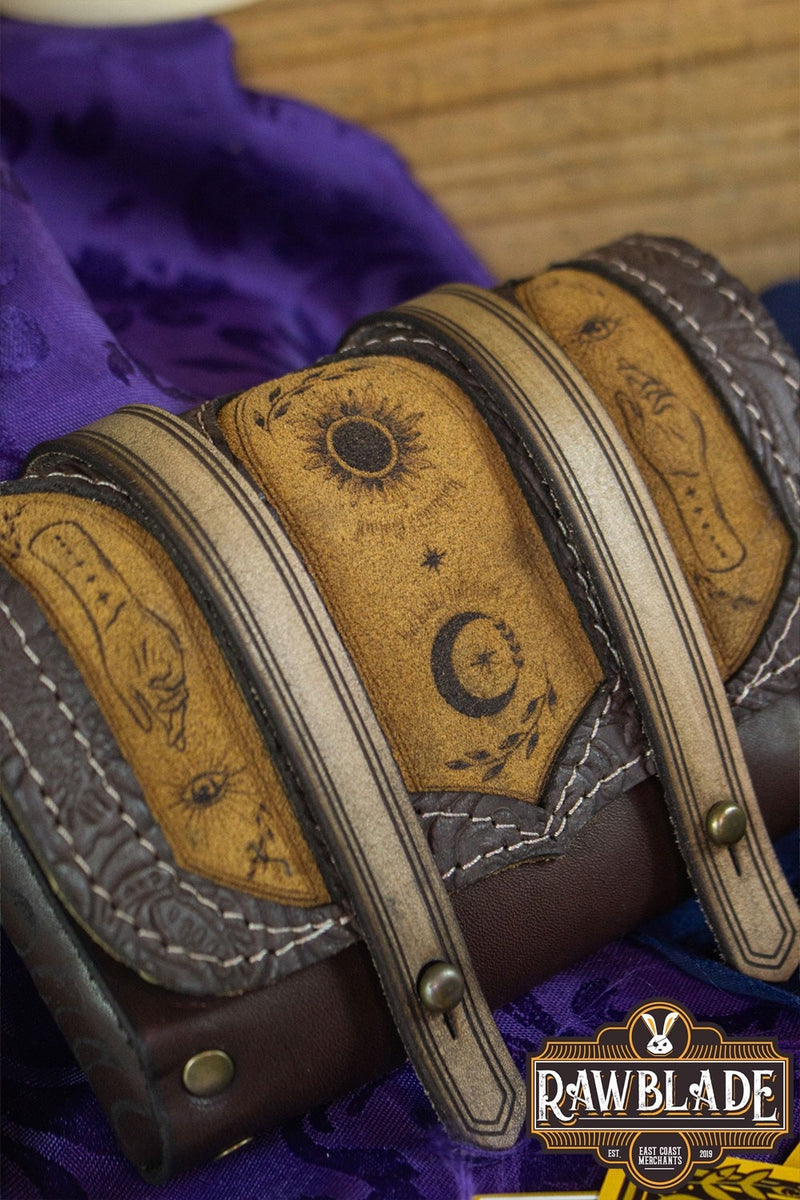 Tarot set en tasje, bruin