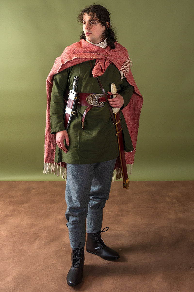 Linnen Viking tuniek Ragnar, groen