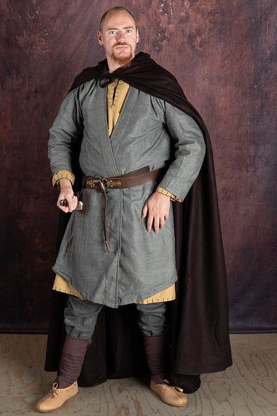 Mantel Hibernus, bruin, wolmix, bruin