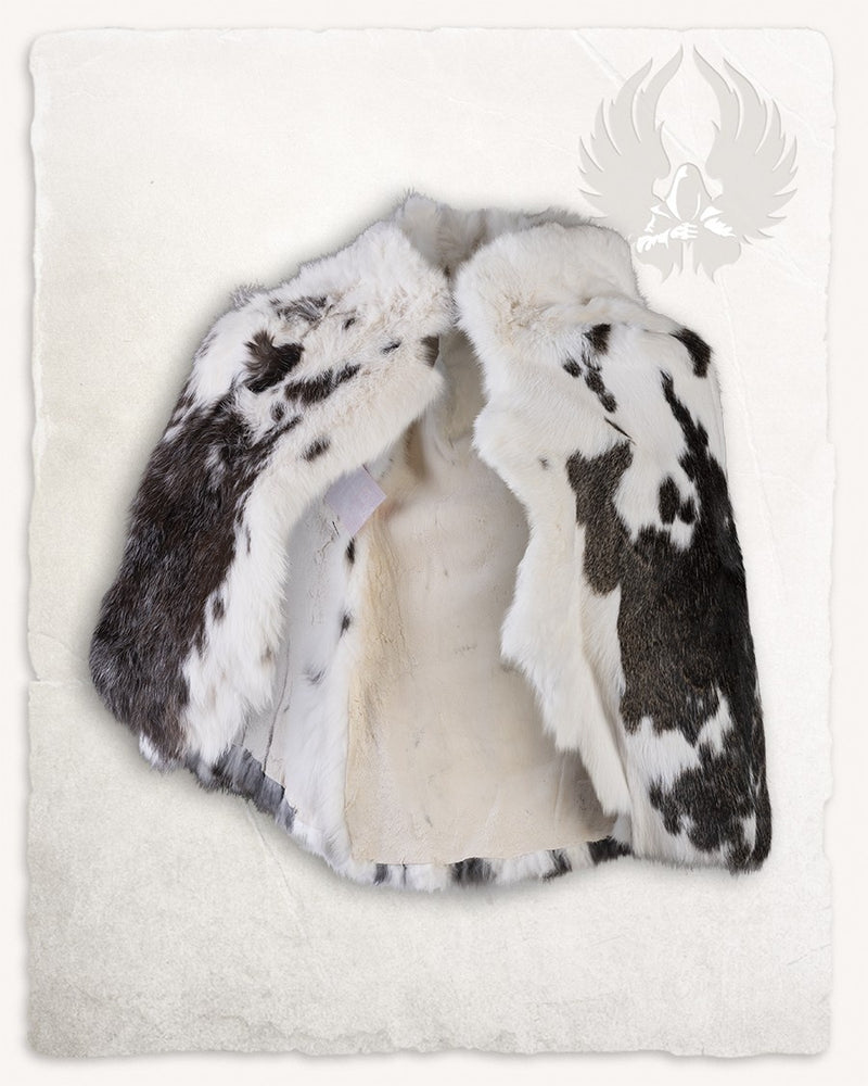 Bont kraag Lagertha, crème