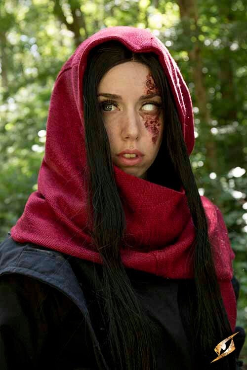 Peleryna Assassins Creed, czerwony 