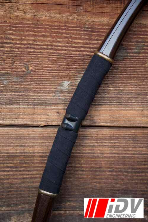 LARP boog 26 lbs, bruin-goud