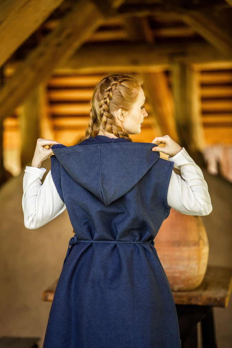 Robe portefeuille Thyra, bleu 