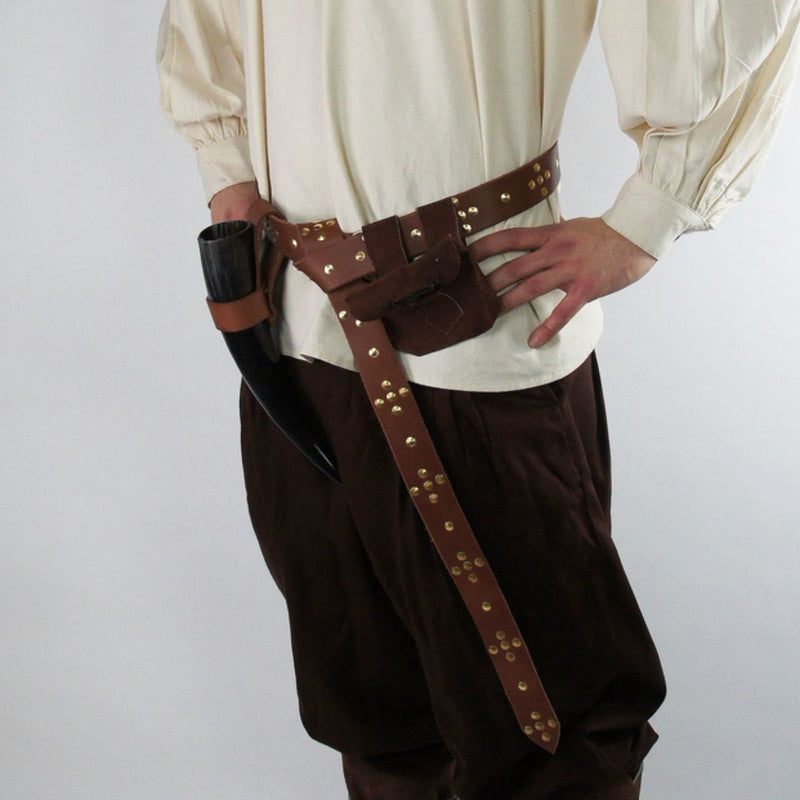 Pantalon Faust, brun 